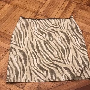 Ann Taylor Loft animal print skirt